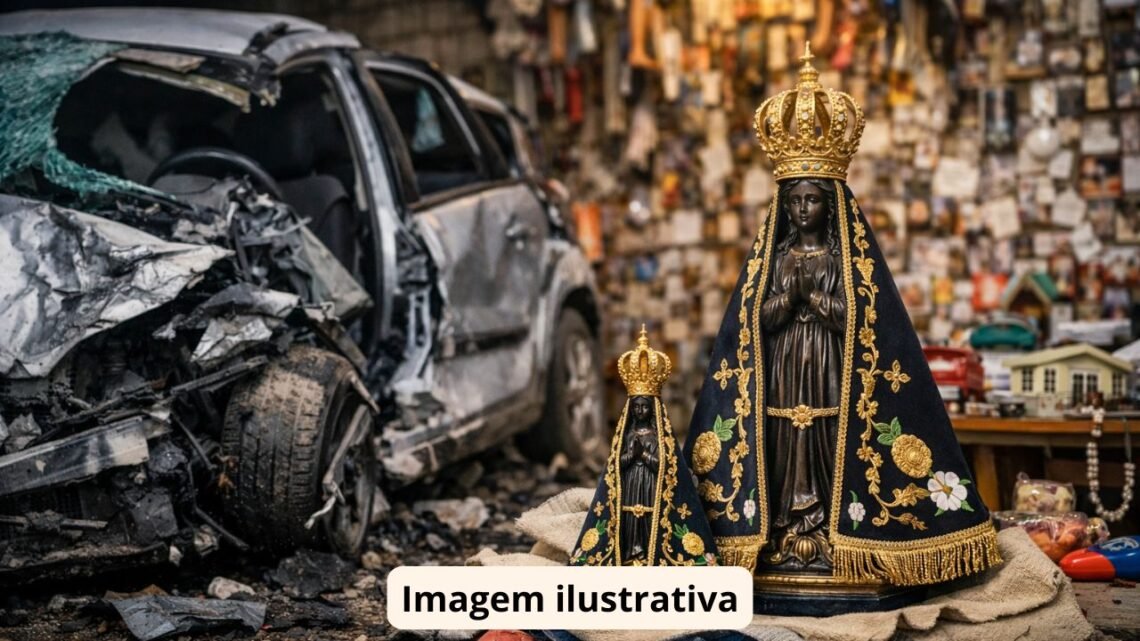 Milagres de Aparecida: imagens permanecem intactas após grave acidente na BR-369