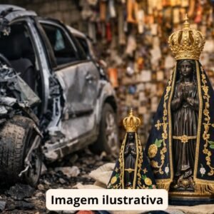 Imagem do artigo Milagres de Aparecida_ imagens permanecem intactas após grave acidente na BR-369