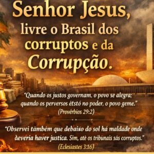 Imagem do artigo Brasil mergulhado na corrupção segundo a Bíblia, qual será o fim dos corruptos