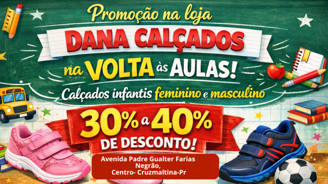 Promoção Imperdível na Loja D’ana Calçados em Cruzmaltina