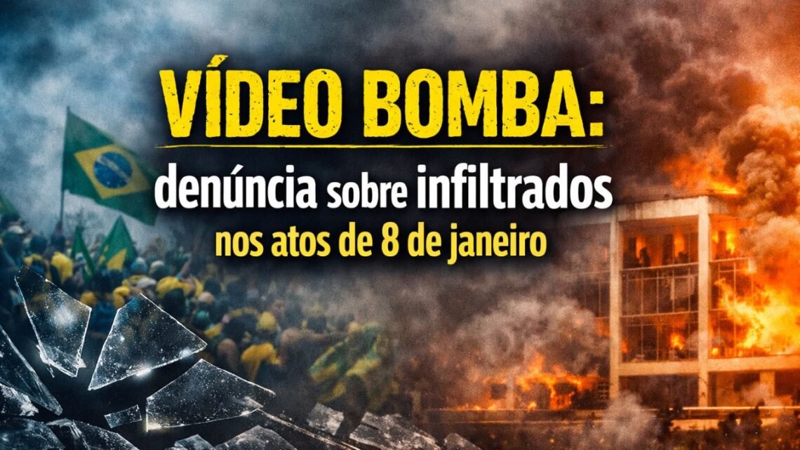 Jornal de grande circulação no Brasil divulga vídeo-bomba que denuncia infiltrados no dia 08 de Janeiro