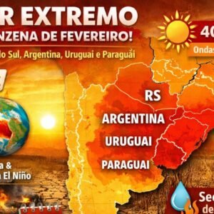Imagem do artigo Calor Intenso e Extremo Marca Fevereiro no Sul da América do Sul Impactos do Fim da La Niña e Transição para El Niño