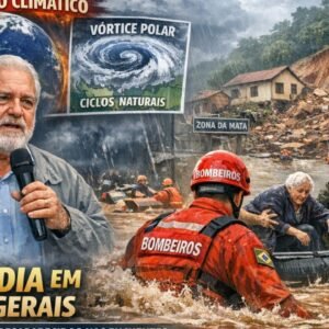 Imagem do artigo Chuva em excesso em Minas Gerais, e a relação com o alarmismo climático. Participação do Dr. Molion