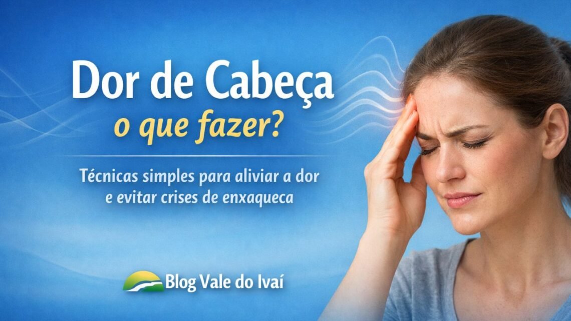 Dor de cabeça o que fazer? O que fazer para aliviar as crises? Ficar atento quando a dor de cabeça é séria
