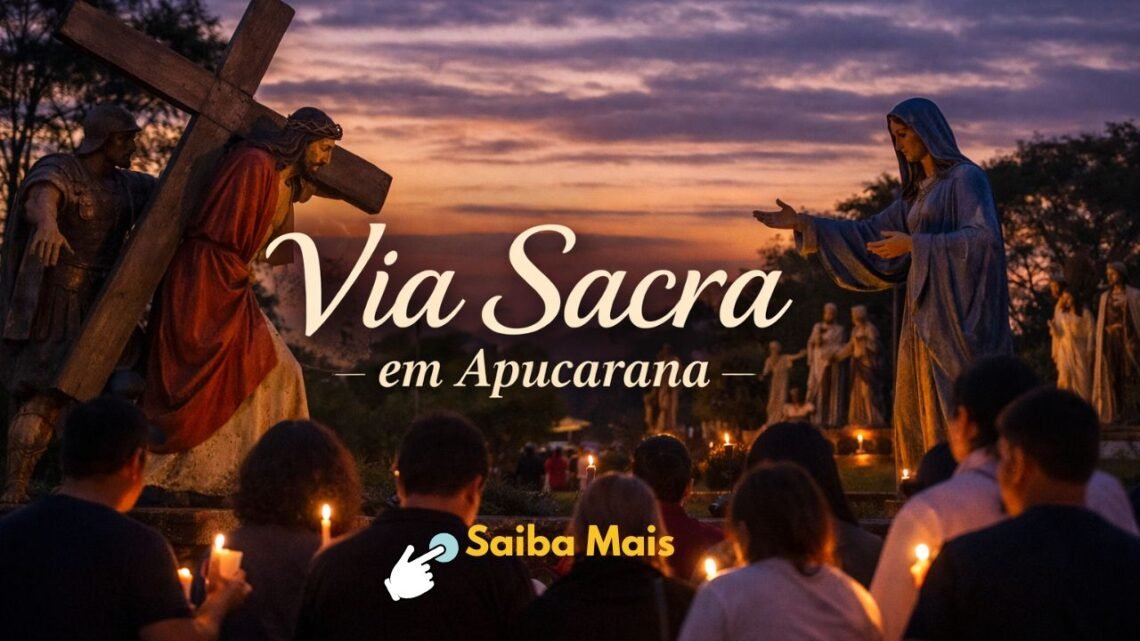 Parque da Redenção em Apucarana realiza Via Sacra e fortalece fé na Quaresma