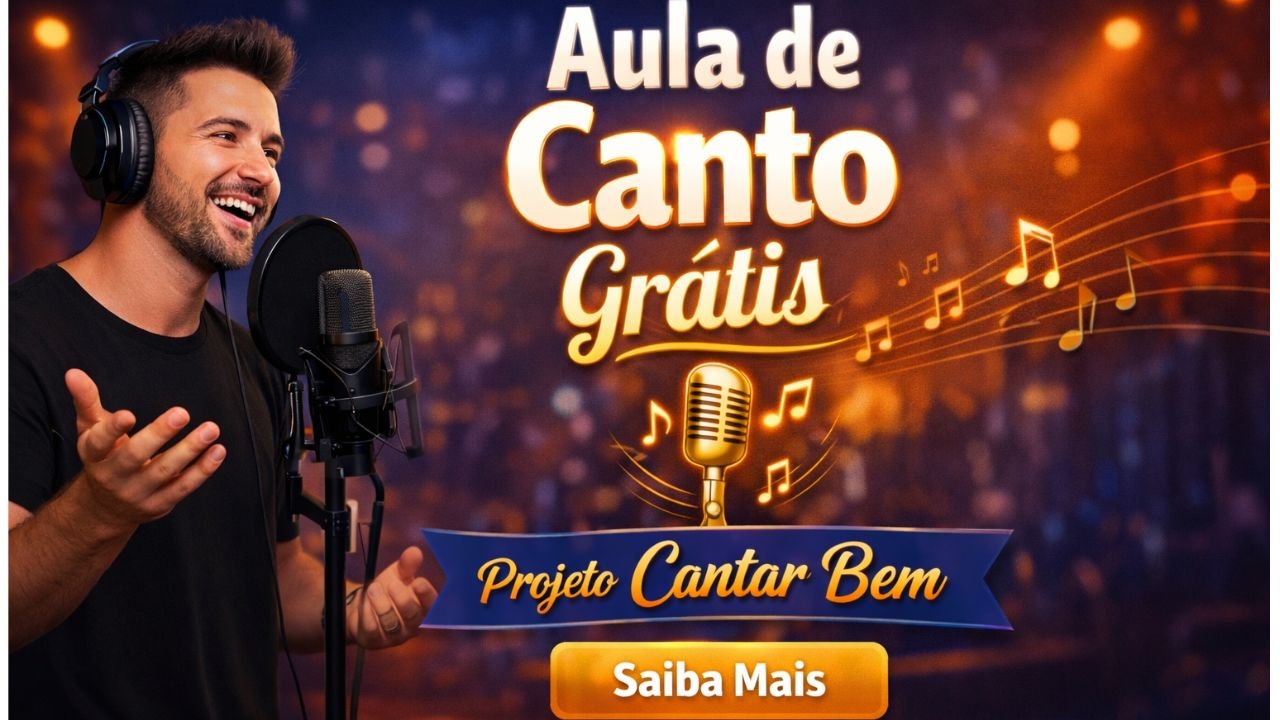 Imagem do artigo Participe da Aula de Canto Online Grátis