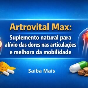Imagem do artigo Artrovital Max suplemento natural que auxilia no alívio de dores nas articulações e melhora da mobilidade