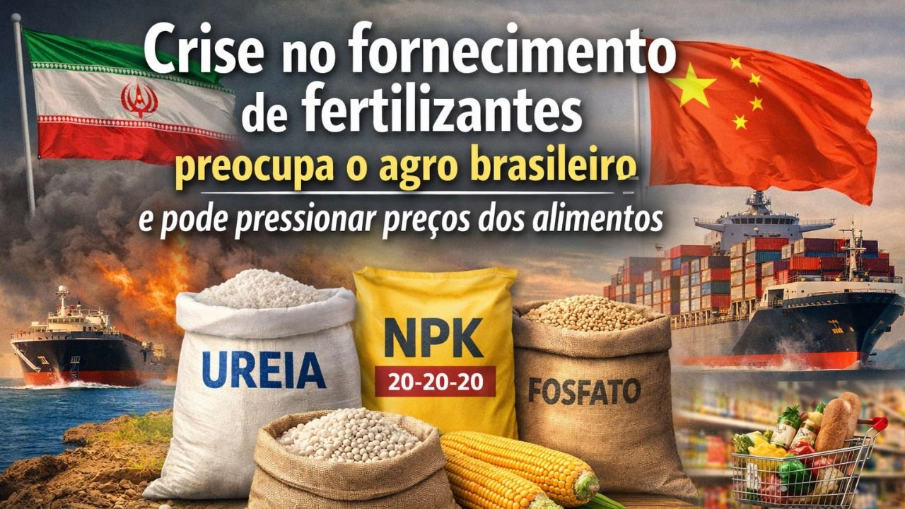 Imagem do artigo Crise no fornecimento de fertilizantes preocupa o agro brasileiro