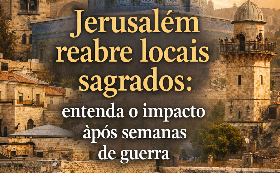 Após 40 dias fechados, locais sagrados de Jerusalém voltam a receber fiéis