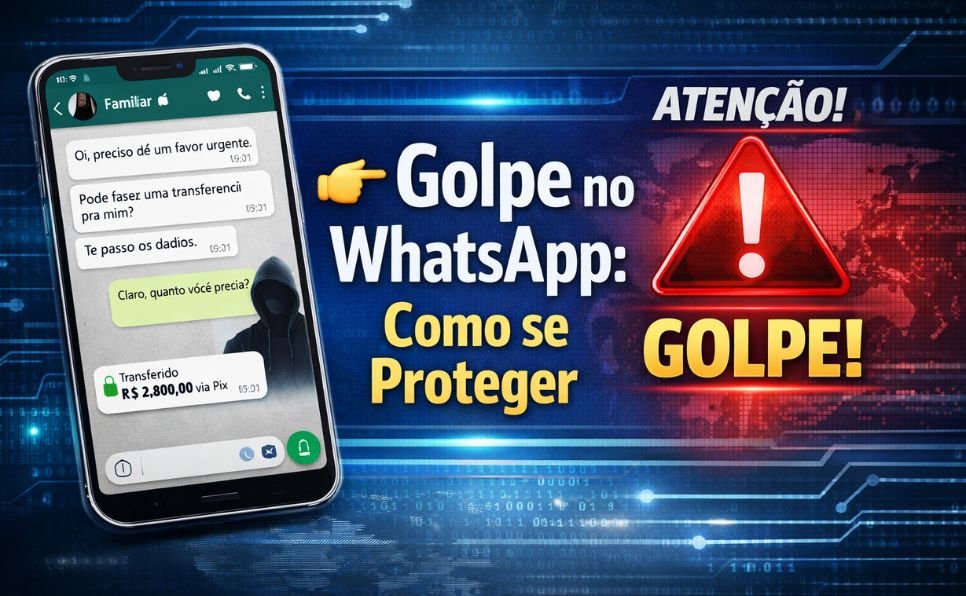 Morador de Rio Bom perde quase R$ 3 mil após golpe com perfil falso no WhatsApp