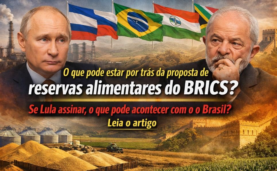 Pedido de reservas de alimento em conjunto com BRICS – segundo jornalista – é uma armadilha para o Brasil