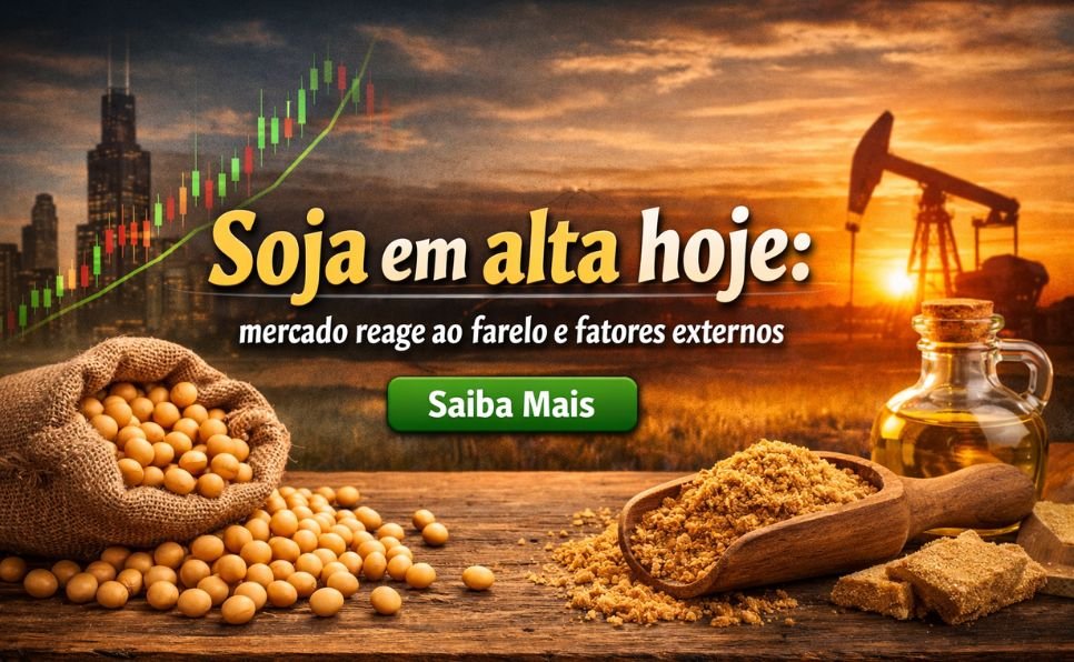 Soja dispara em Chicago: alta nesta segunda é impulsionada pelo farelo e cenário externo