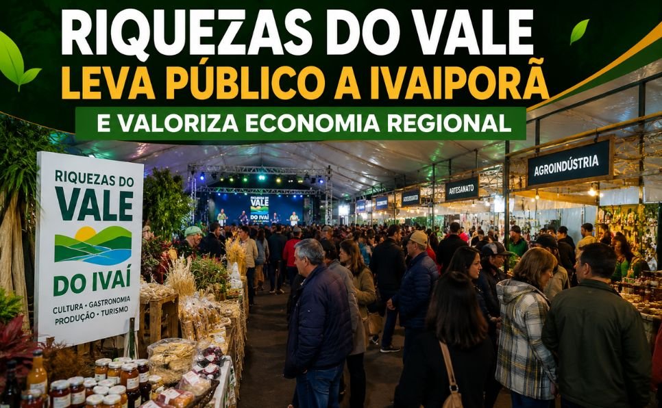 Imagem do artigo vRiquezas do Vale do Ivaí reúne público em Ivaiporã e impulsiona desenvolvimento regional