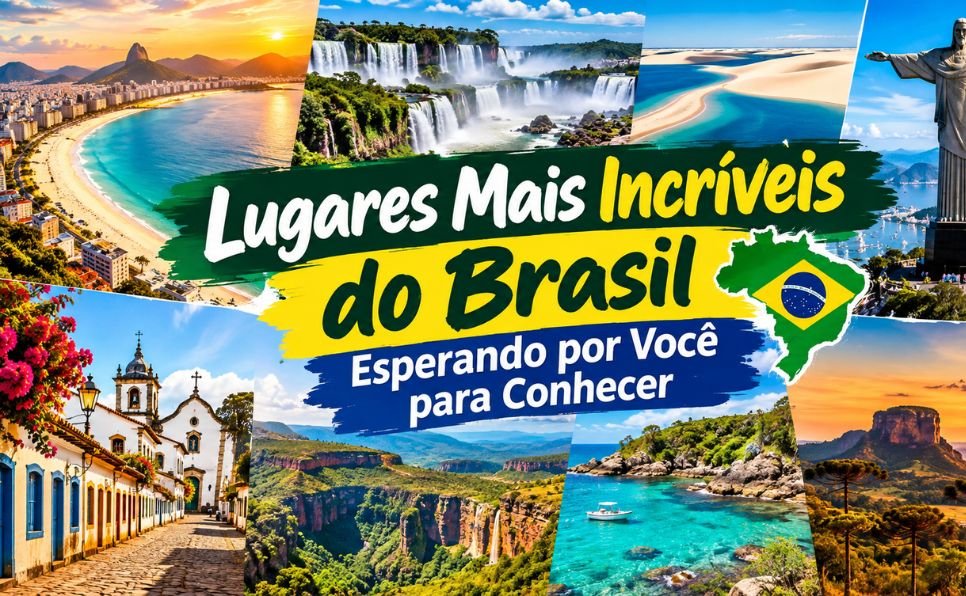 Imagem do artigo Lugares Mais Incríveis do Brasil destinos que você precisa conhecer