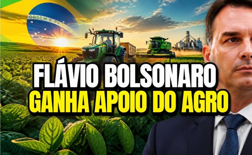 Imagem do artigo Rompendo neutralidade, FPA apoia Flávio Bolsonaro em meio a conflitos com o governo Lula
