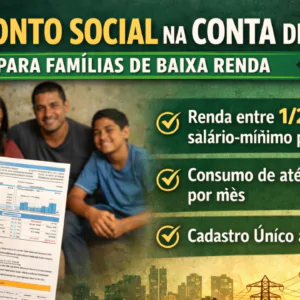 Imagem do artigo Conta de luz desconto social para famílias de baixa renda já está em vigor