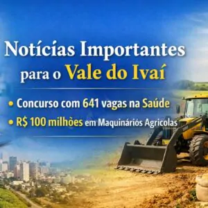 Imagem do artigo Notícias importantes para o Vale do Ivaí concurso com 641 vagas e quase R$ 100 milhões em maquinários agrícolas