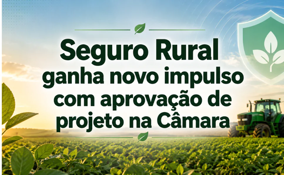 Imagem do artigo Seguro Rural pode ganhar reforço com aprovação de novo