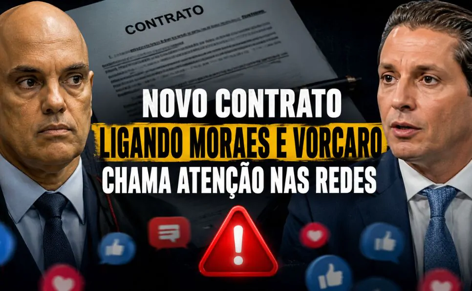Imagem do artigo Documento Revela Novo Acordo Entre Moraes e Vorcaro, Afirma Deputado Gustavo Gayer