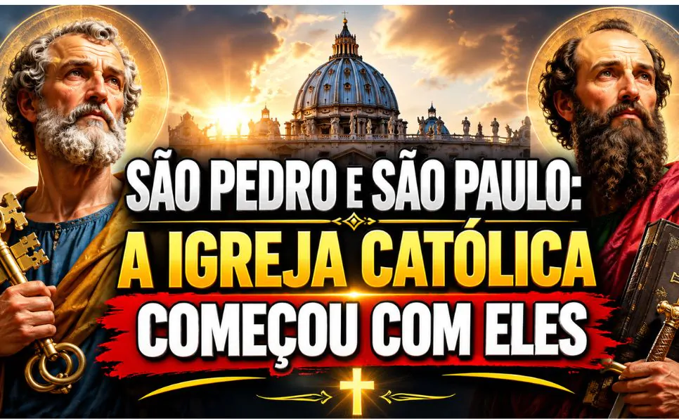 Imagem do artigo Pedro e Paulo Eram Católicos Entenda a Origem da verdadeira Igreja de Cristo