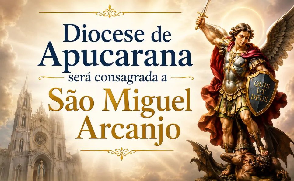 Imagem do artigo Diocese de Apucarana será consagrada a São Miguel Arcanjo entenda o significado desse momento histórico para os fiéis
